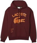 Lacoste Men's Graphic Icons Loose Fit Hoodie Red XL Only $106.28 Delivered (54% off RRP) @ Amazon AU