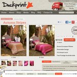 50% off - Duckprint Queen Size Doona Cover Set
