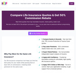 12.5% Annual Cashback on Life Insurance + $50 Sign up Bonus @ Keep Insurance Co