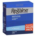 Regaine Men's Extra Strength Minoxidil Hair Regrowth Treatment (4x60ml) $87.49 + Delivery ($0 C&C/ in-Store) @ Chemist Warehouse