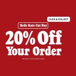 20% off - Online or App - Click & Collect Orders Only @ Red Rooster