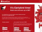 Hotelclub earlybird - save up to $60 for advance bookings