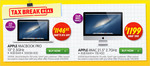 APPLE MacBook Pro 13" 2.5GHz $1146.65 & APPLE iMac 21.5" 2.7GHz $1199 @DS