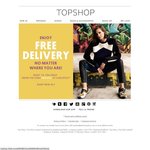 Free Shipping at TOPSHOP - No Minimum Spend