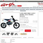 GMX DIRT BIKE 125CC REBEL 2013 MODEL $855.99 ALL COLOR@Gmxmotorbikes.com.au