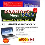 ASUS GAMING X550CC-XO071H i5/8GB/1TB/GT720M 2GB/15.6''/Win8 $699 (Was $759)