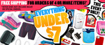 CoTD - Everything under $7 Sale, Free Shipping for 4 Items or More
