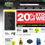 Autobarn 20% off Storewide, This Weekend, 7th -8th June