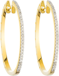 9ct Gold Diamond Hoops 30% off down to $284 from $405 Plus Further $10 off if You Subscribe @ PureJewels
