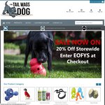 20% off Store Wide Sale @ The Tail Wags The Dog Store