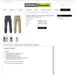 Bisley Cotton Jeans Work Pants $15 Each + Ship @ Workwear Discounts