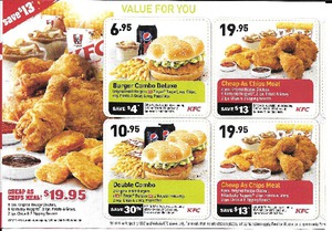 Kfc vouchers deals