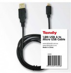 DSE 1.8m USB to Micro USB Cable $1.50 Free Shipping: Ends Today