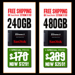 SanDisk Extreme 2 SSD 240GB $129, 480GB $259 + Free Shipping @ Scorptec