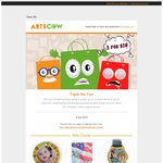 ArtsCow - Any 3 Photo Items for US$15 Delivered