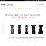 Karen Millen - Mid Seaon Sale up to 50% off from $49 Free Shipping + 10% off