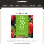 Thomas Dux - Spend $50+ to Receive $10 off Your Next Purchase