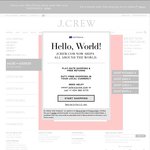 J.Crew 25% off Everything + Free Shipping