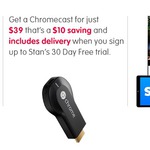 Google Chromecast $39 Delivered with (Unique) Stan Code @ DSE 