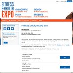 $5 off Melbourne Fitness and Health Expo