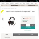 Sennheiser Momentum Over-Ears - $199 ($9.95 Postage) @ Move Store