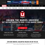 Marvel Unlimited Free 1 Month Subscription