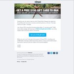 Free $150 Gift Card to B&H When You Sign up to a Vimeo Pro Account (Sign up Costs $219 Per Year)