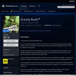 Gravity Rush PS Vita AU PSN Store $9.18 (60% off)