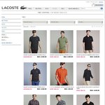Lacoste 30%-50% off Online and Instore