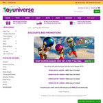 Spend over $80 and Receive a Free Super Bouncy Super Light Y'all Ball* @ Toy Universe