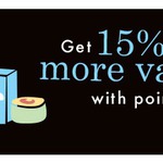 AmEx Select+Pay with Points - Woolworths and 7/11 - 15% More Value $0.00805 Per Point