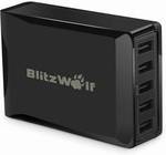 BlitzWolf 40W Smart 5-Port High Speed Charger Power3s Technology, AU $14.35 Shipped at Banggood