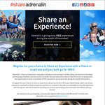 Win 1 of 100 Experiences from Adrenalin.com.au