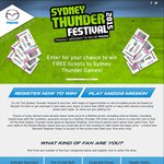 Win a Mazda 3 & Other Prizes from Sydney Thunder Festival