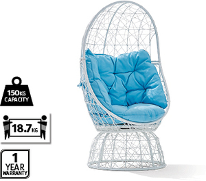 aldi egg chair measurements