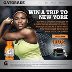 Win a Trip to NY, or 1 of 500 Gatorade Packs - Buy 2x Gatorade from Woolworths