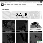 Up to 40% off @ DC Shoes