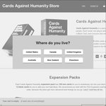 Cards Against Humanity Aus Store, Aus Edition $30, Expansion $12 Each + Free Shipping on $40+