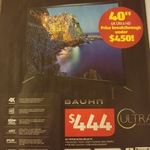 Bauhn Black Series 40" 4k/UHD TV $444 @ ALDI (from 16 Apr)