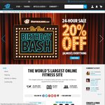 BodyBuilding.com 20% off Nearly Everything. 1 Day Only