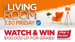 Win a Share of $100,000 from Shop a Docket by Watching The Living Room
