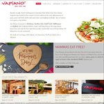 Buy 1, Get 1 Free Pizza, Pasta or Salad for Your Mum on Mother's Day @ Vapiano