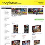 25% off Star Wars Lego (+Free Shipping + Free Mini Figurine for Orders $150+) @ ShopForMe.com.au