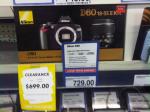 office works, more clearance, Nikon D60 $699  with 18-55 kit lense