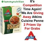 Win Atkins Cuisine Penne Worth $60 from Atkins