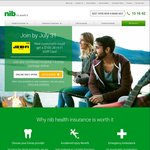 Join NIB Health Insurance by 31/7/2016 & Get a $100 JB Hi-Fi Egift Card (Any Combined Hospital + Extras Package Online)