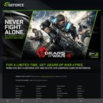 Free Gears of War 4 with Purchase of Selected GeForce GTX 1070 or 1080