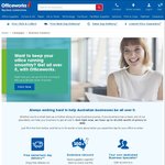 Win a Table Tennis Table or Coffee Machine + $1,000 Gift Card, or a $400 Gift Card from Officeworks (Business Customers)