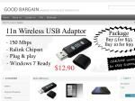 150Mbps Wireless LAN 11n USB Adaptor 802.11n/b/g (only 12.90$ with Free Postage Voucher) 