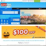 $100 off China Southern Airlines Flights to the USA with Promo Code @ BYOjet 